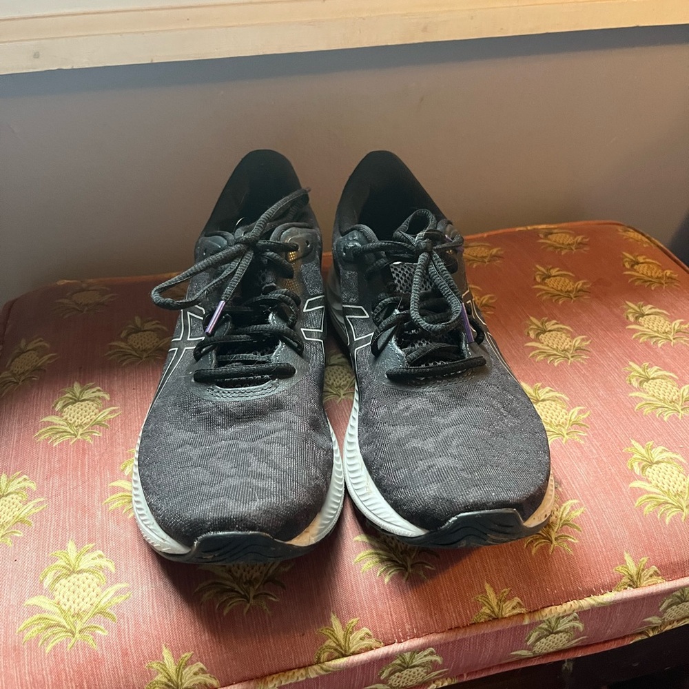 Asics Black Athletic Shoes